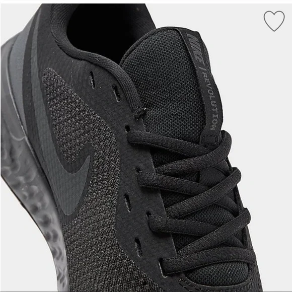 NIKE REVOLUTION 6 RUNNING SNEAKER IN BLACK/ ANTHRACITE - Picture 8 of 13